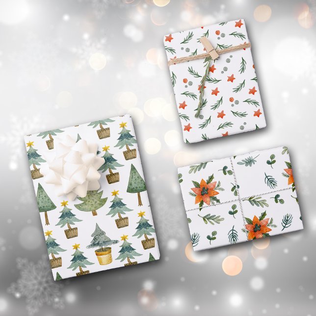 A Hygge Christmas Pattern Wrapping Paper Sheet (Creator Uploaded)