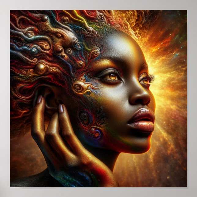A.I. Beautiful Woman Poster (Front)