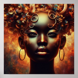 A.I. Beautiful Young Woman Poster