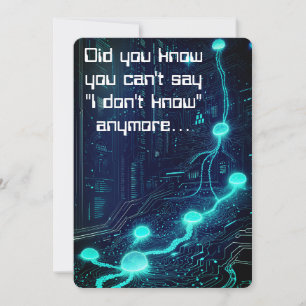 A.I. Essentials Power Of Intelligent Databases AI Holiday Card