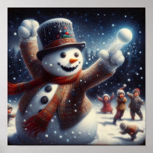 A.I. Snowball Fight Poster