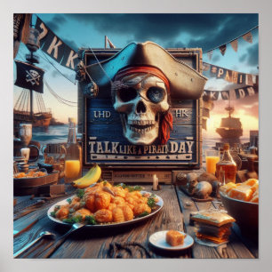 A.I. Talk Like a Pirate Day Poster