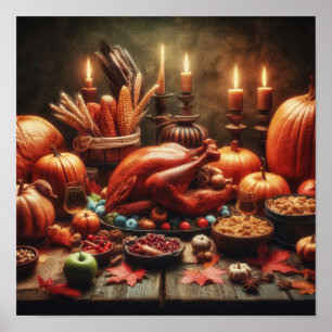 A.I. Thanksgiving Dinner Poster