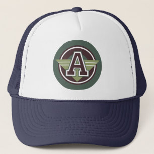 "A" Initial Trucker Hat