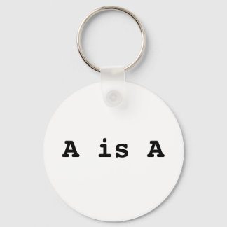 A is A = the law of identity Key Ring