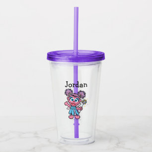 A is for Abby Cadabby   Add Your Name Acrylic Tumbler
