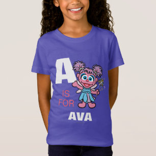 A is for Abby Cadabby Add Your Name T-Shirt