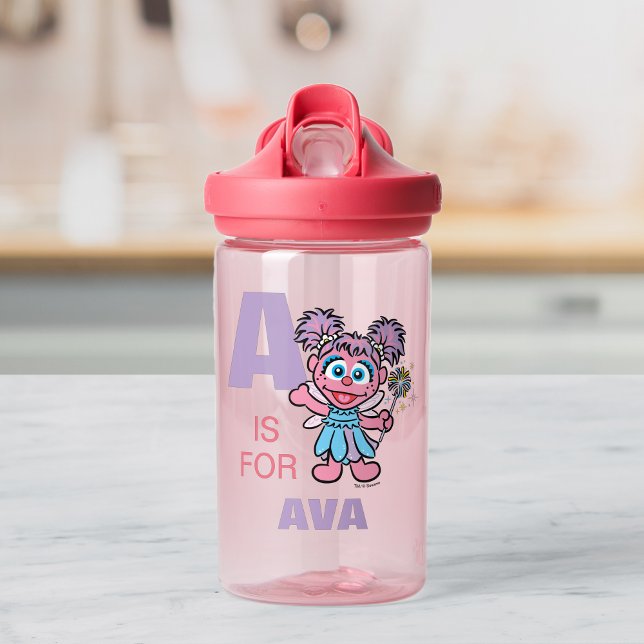 A is for Abby Cadabby | Add Your Name Water Bottle (Creator Uploaded)