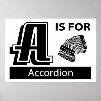A Is For Accordion Poster