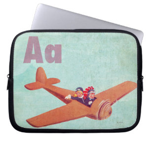 A is for Aeroplane Laptop Sleeve