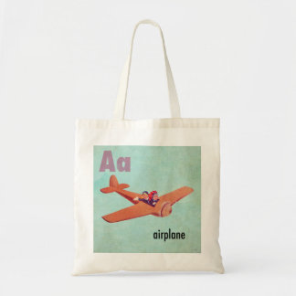 A is for Aeroplane Tote Bag