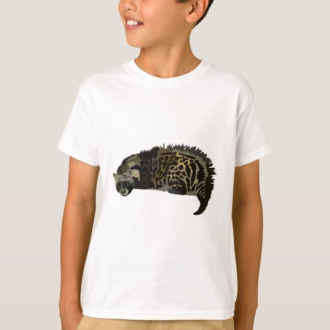 A is for African Civet T-Shirt (Front)