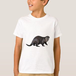 A is for African Clawless Otter T-Shirt