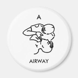 A is for AIRWAY - magnet