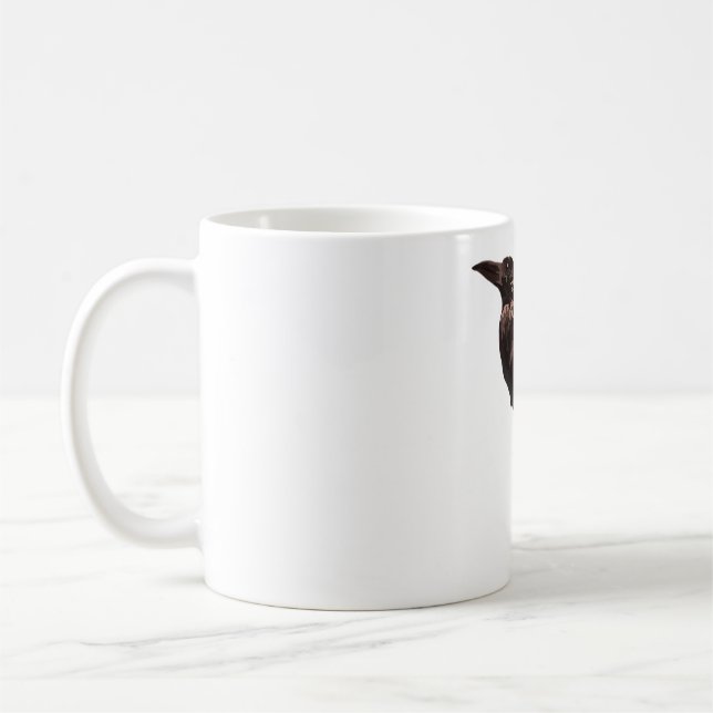 A is for American Crow Coffee Mug (Left)