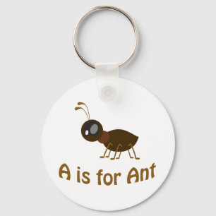 A is for Ant Key Ring
