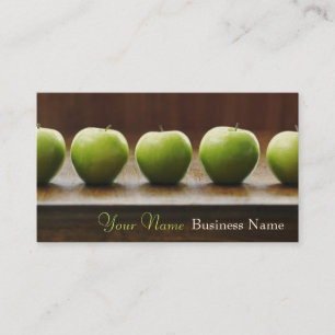 A is for Apple Business Cards