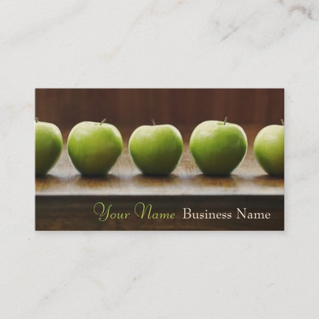 A is for Apple Business Cards (Front)