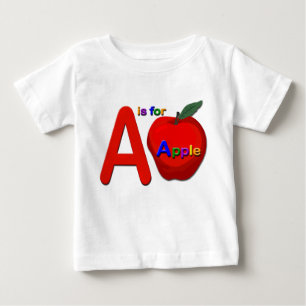 A is for Apple Infants T-shirt