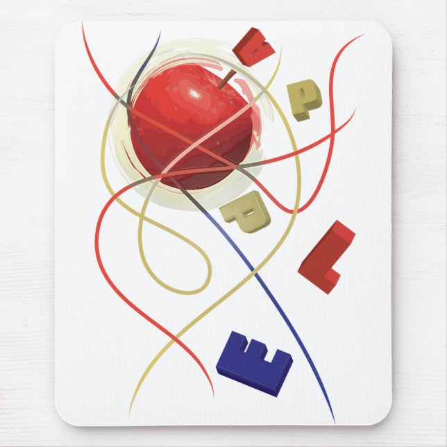 A is for Apple Mouse Mat (Front)