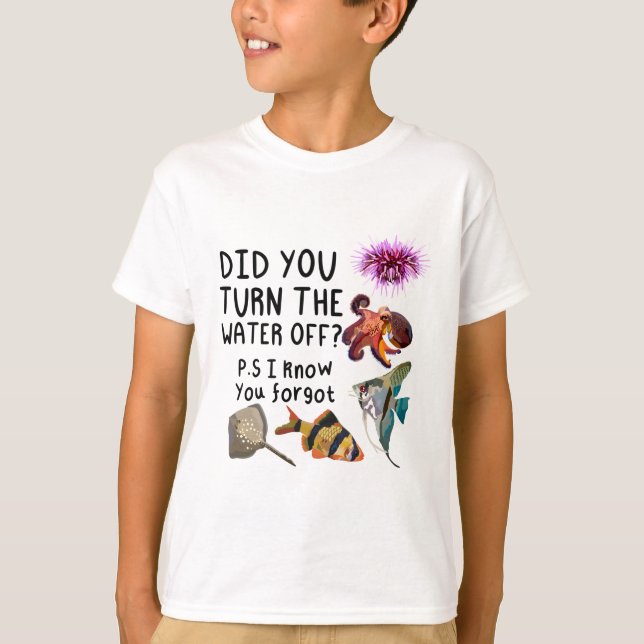 A is for Aquarium T-Shirt (Front)