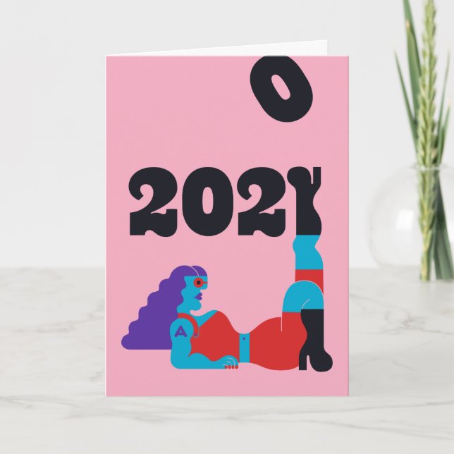 A is For Melinda Beck Holiday Card (Front)