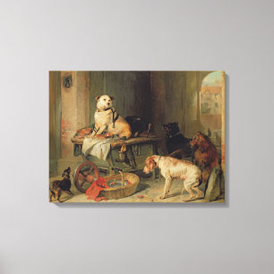 A Jack in Office, c.1833 Canvas Print