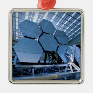A James Webb Space Telescope array Metal Tree Decoration