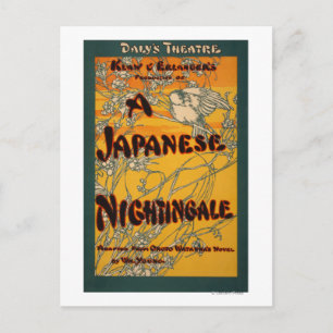 A Japanese Nightingale Theatrical Play Poster Postcard