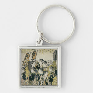 A Japanese Orchestra, Tosa School Key Ring