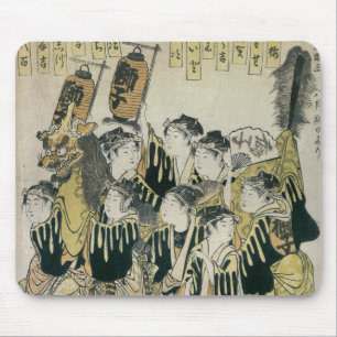 A Japanese Orchestra, Tosa School Mouse Mat