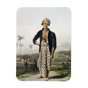 A Javan of the Lower Class, plate 2 from Vol. I of Magnet