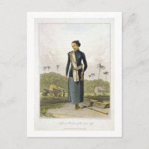 A Javan Woman of the Lower Class, plate 3 from Vol Postcard