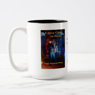 "A Jazz Club in Paris" Two-Tone Coffee Mug