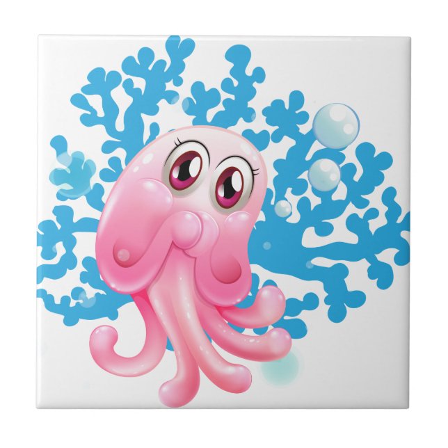 A jellyfish tile (Front)