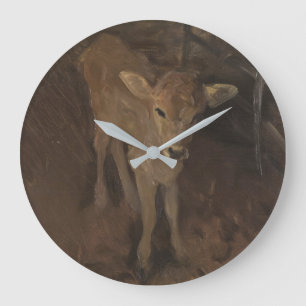 A Jersey Calf Large Clock
