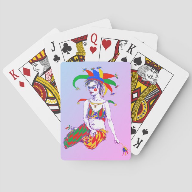 A Jester  Playing Cards (Back)