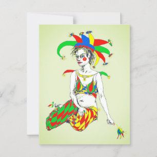 A Jester Postcard