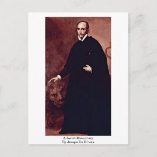 A Jesuit Missionary By Jusepe De Ribera Postcard