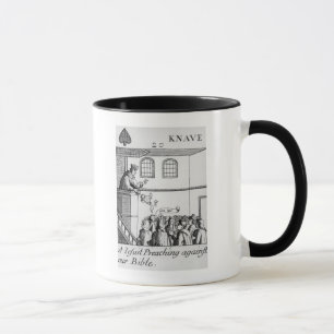 A Jesuit Preaching Against Our Bible Mug