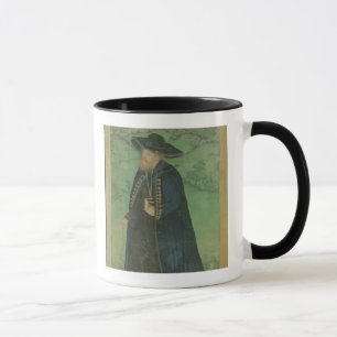 A Jesuit priest, inscribed in Persian: 'Jahangir S Mug