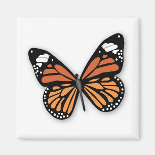 A Jewelled Monarch Butterfly Magnet