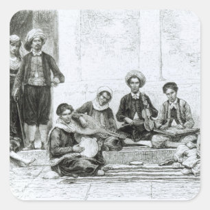 A Jewish Concert, Tlemcen Square Sticker