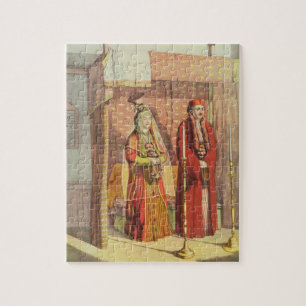 A Jewish Marriage, engraved by Charles Parsons, 18 Jigsaw Puzzle