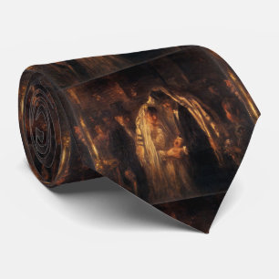 A Jewish Wedding by Jozef Israels - Circa 1903 Tie