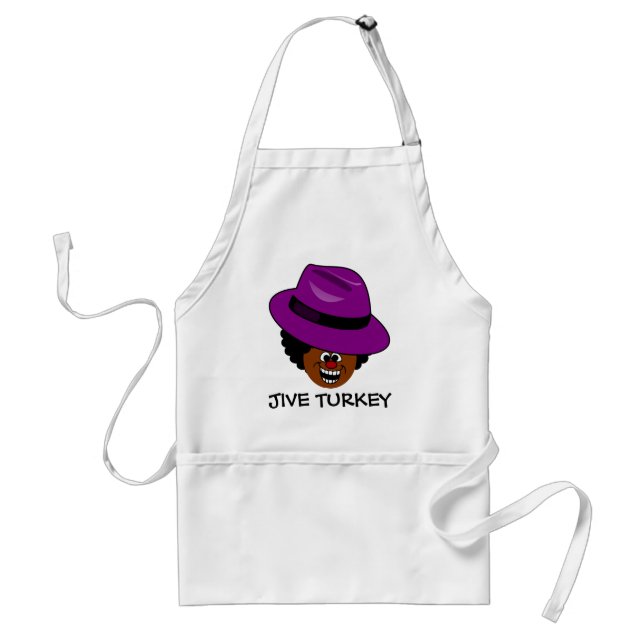 A Jive Turkey is Stuffed Full of Himself Standard Apron (Front)