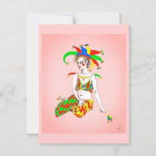 A joker postcard