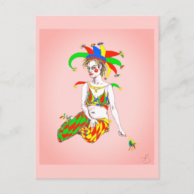 A joker postcard (Front)