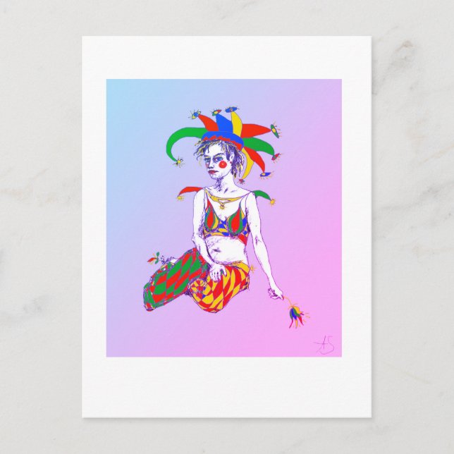 A joker postcard (Front)