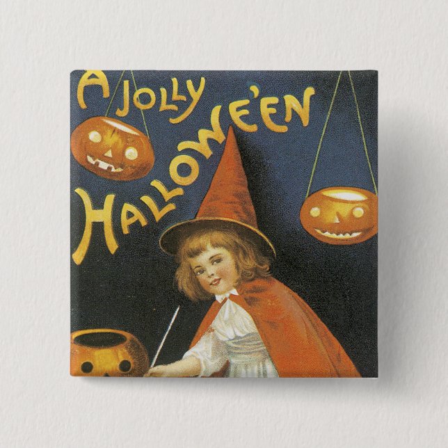 A Jolley Halloween 15 Cm Square Badge (Front)